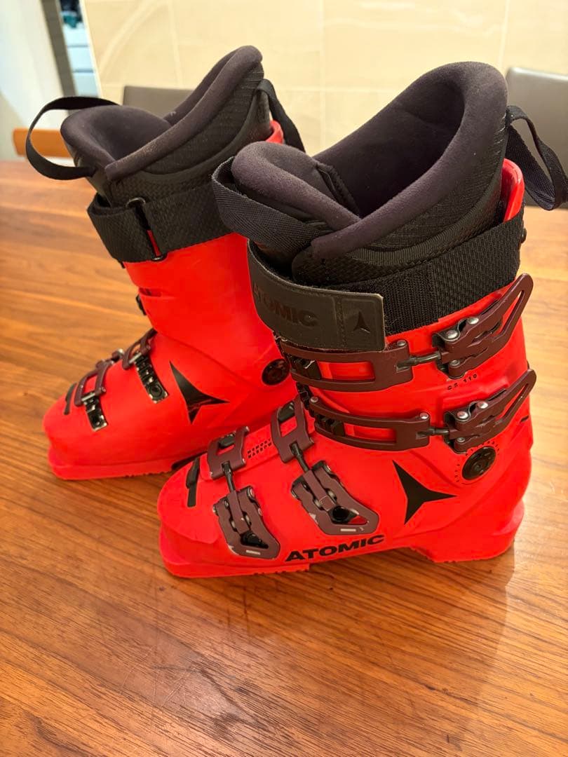 ATOMIC MIMIC GOLD レッド スキー用ブーツCS110 24.5 - メルカリ