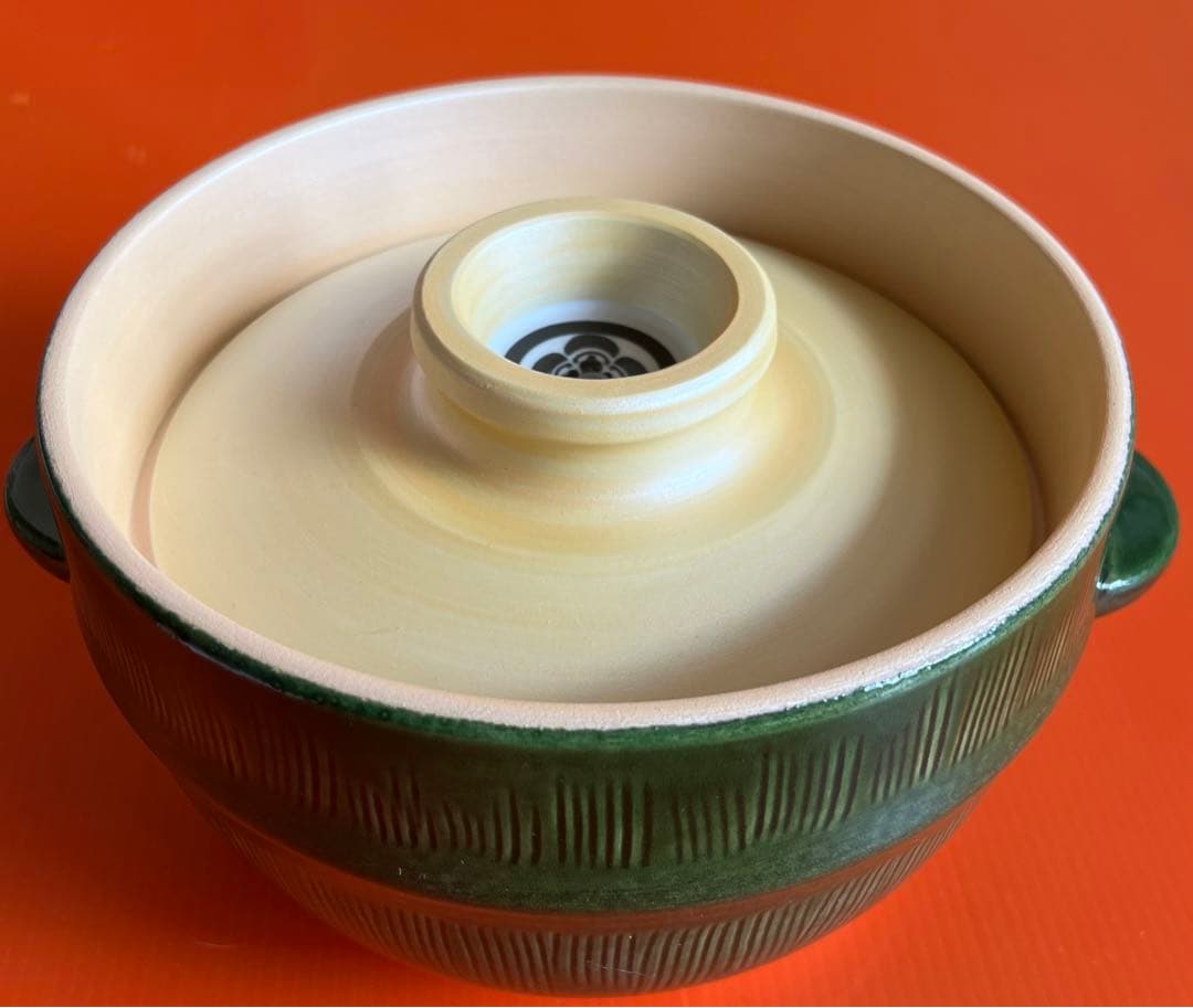 未使用品】八代目儀兵衛 土鍋炊飯釜 Bamboo.（小）1〜2合用