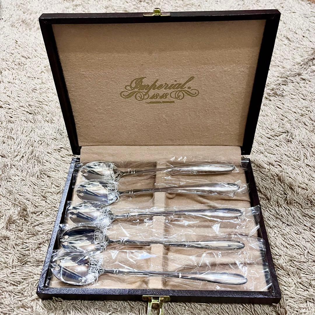 AZUMA アズマ 18-18ダブルエイティーン ステンレス 先割れスプーン5本