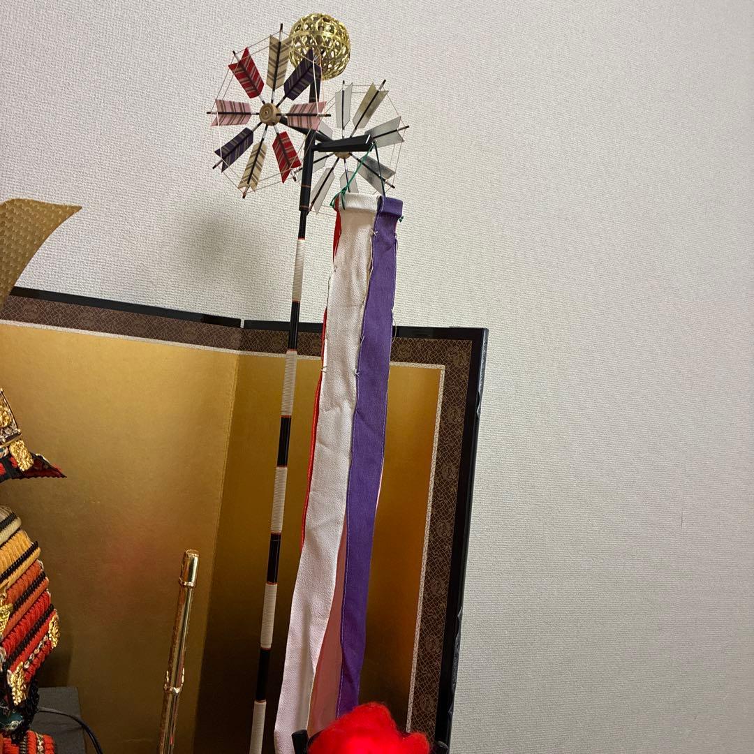 豪華 逸品 久月フルセット 武士の鎧 兜 甲冑 篝火 鯉のぼり 御弓太刀飾