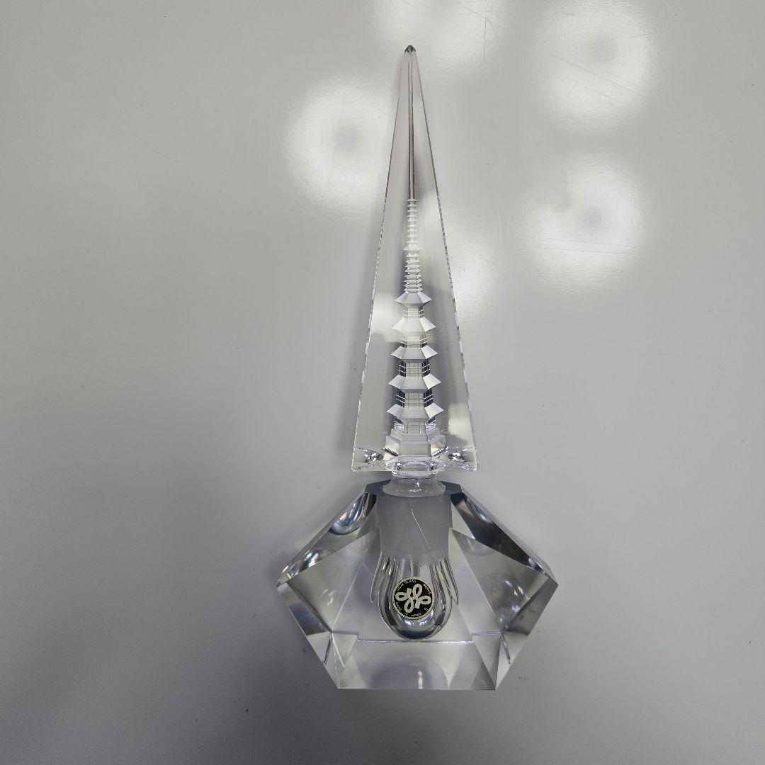 HOYA クリスタルガラス 五重塔香水瓶 パフュームボトル - メルカリ