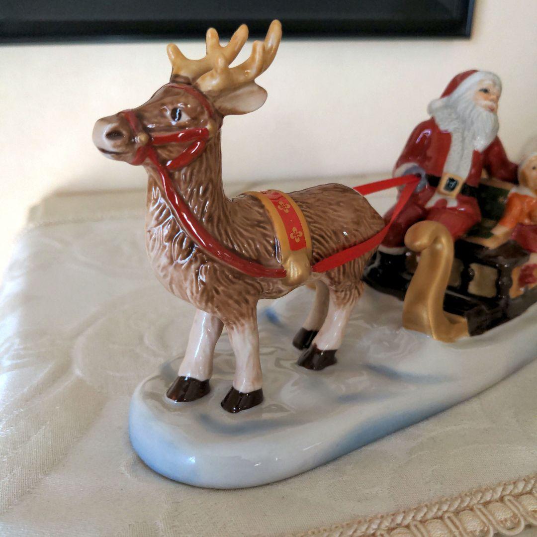 ☆期間限定SALE☆ビレロイボッホ☆ クリスマス サンタクロース ソリ