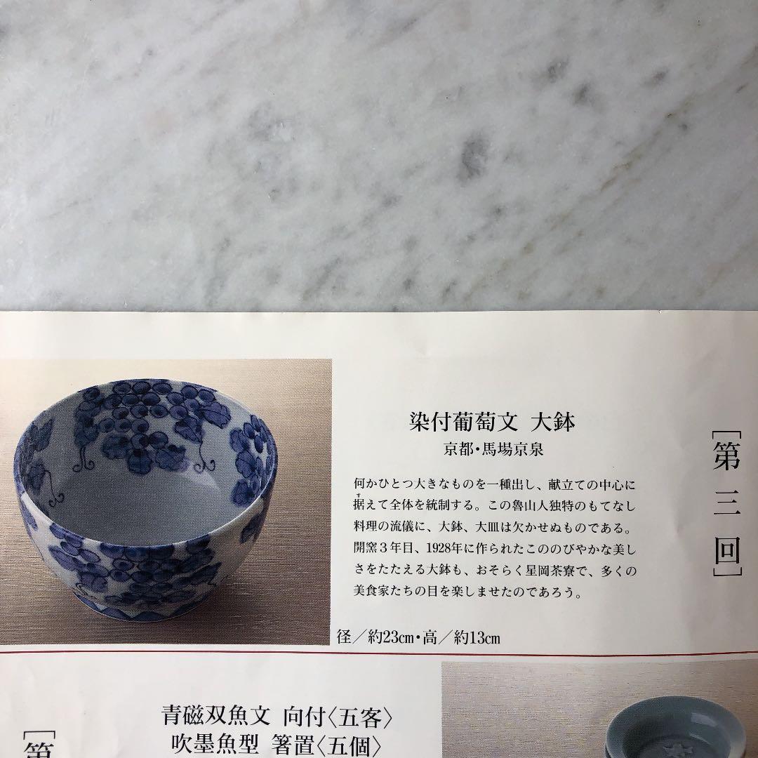 魯山人 写し 染付葡萄文 大鉢 京都・馬場京泉 - メルカリ