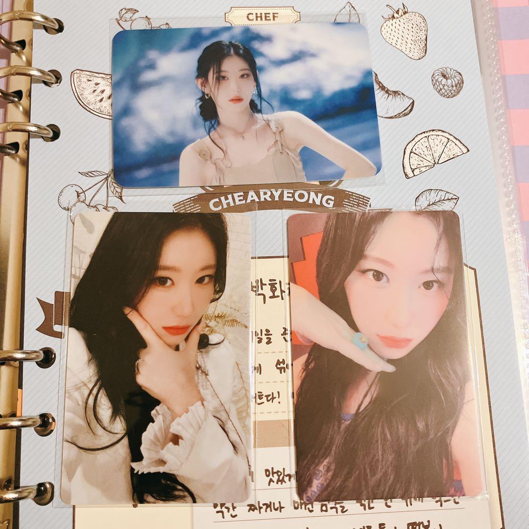 ITZY CHEARYEONG チェリョン 特典トレカ 3枚セット - メルカリ