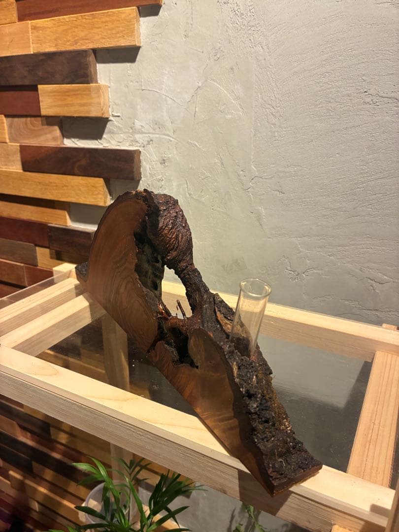 一点物 桜 無垢材 一輪挿し 木工オブジェ 店舗什器 カフェ ドライ