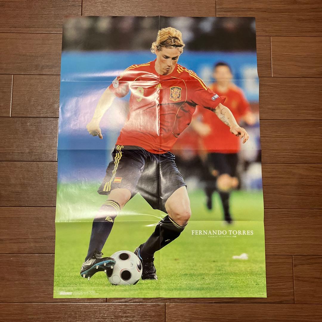 フェルナンドトーレス ユーロ2008チャンピオンスペイン代表ポスター1枚