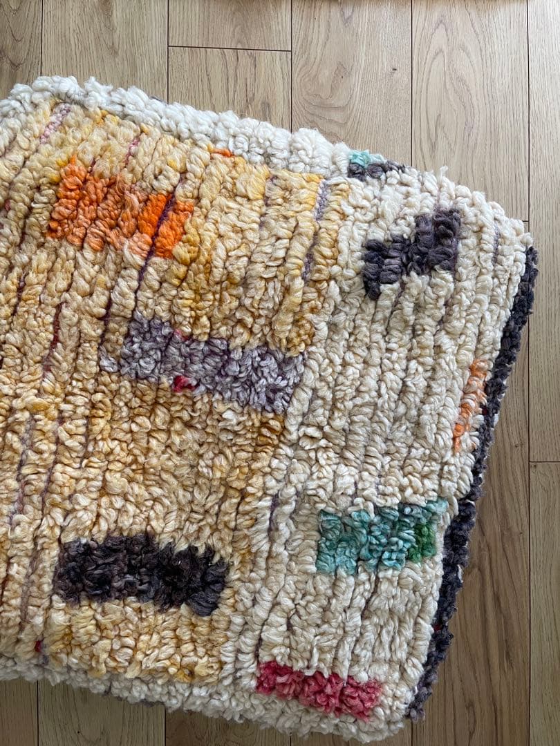 ★未使用 モロッコ プフ pouf アジラル　オットマン クッションラグ モロッコ プフ pouf アジラル オットマン クッション 4 | Boawid