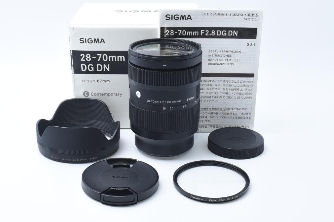 ★美品★ SIGMA 28-70mm 1:2.8 DG DN Sigma 28-70 mm F2.8 DG DN | Contemporary Lens for Sony E & Leica L
