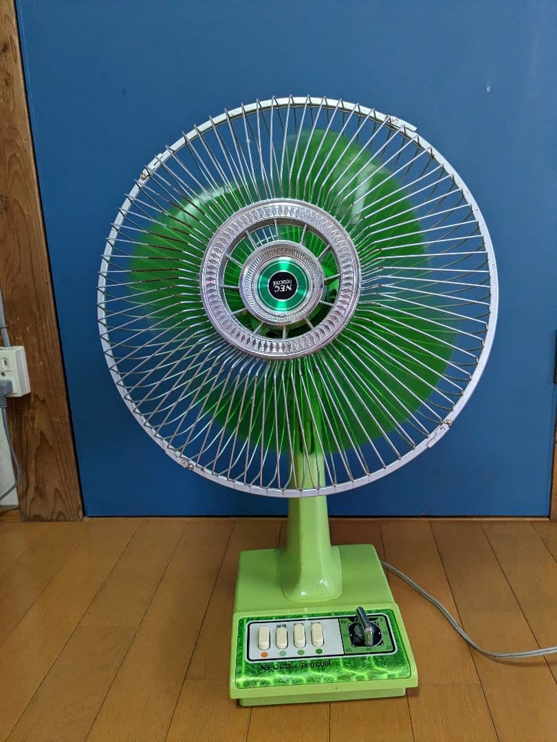 最終！ 昭和 レトロ 扇風機 NEC扇風機卓上扇 ポップ インテリア - メルカリ