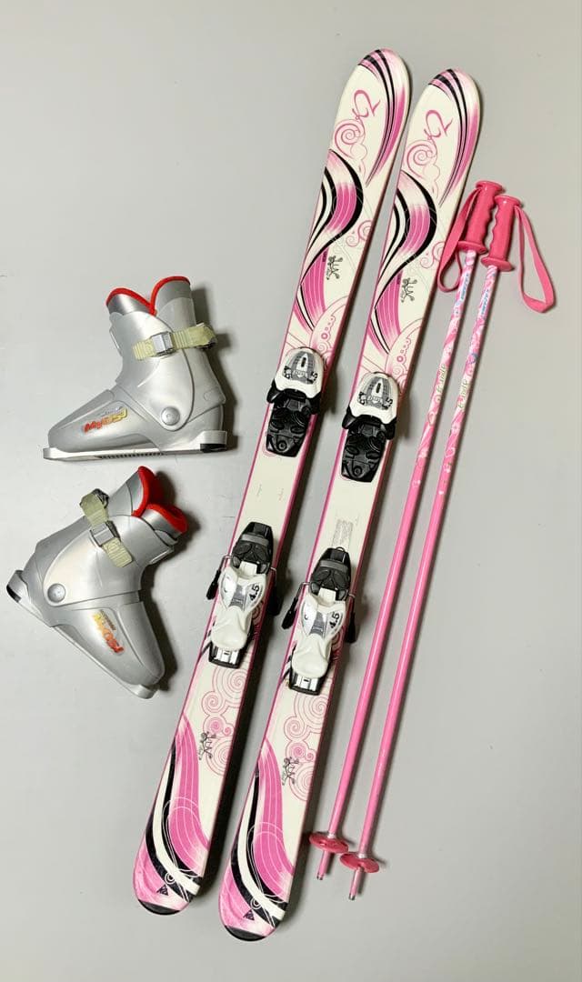 ジュニアスキー 4点セット K2（ケーツー）板124cm／ブーツ22cm - メルカリ
