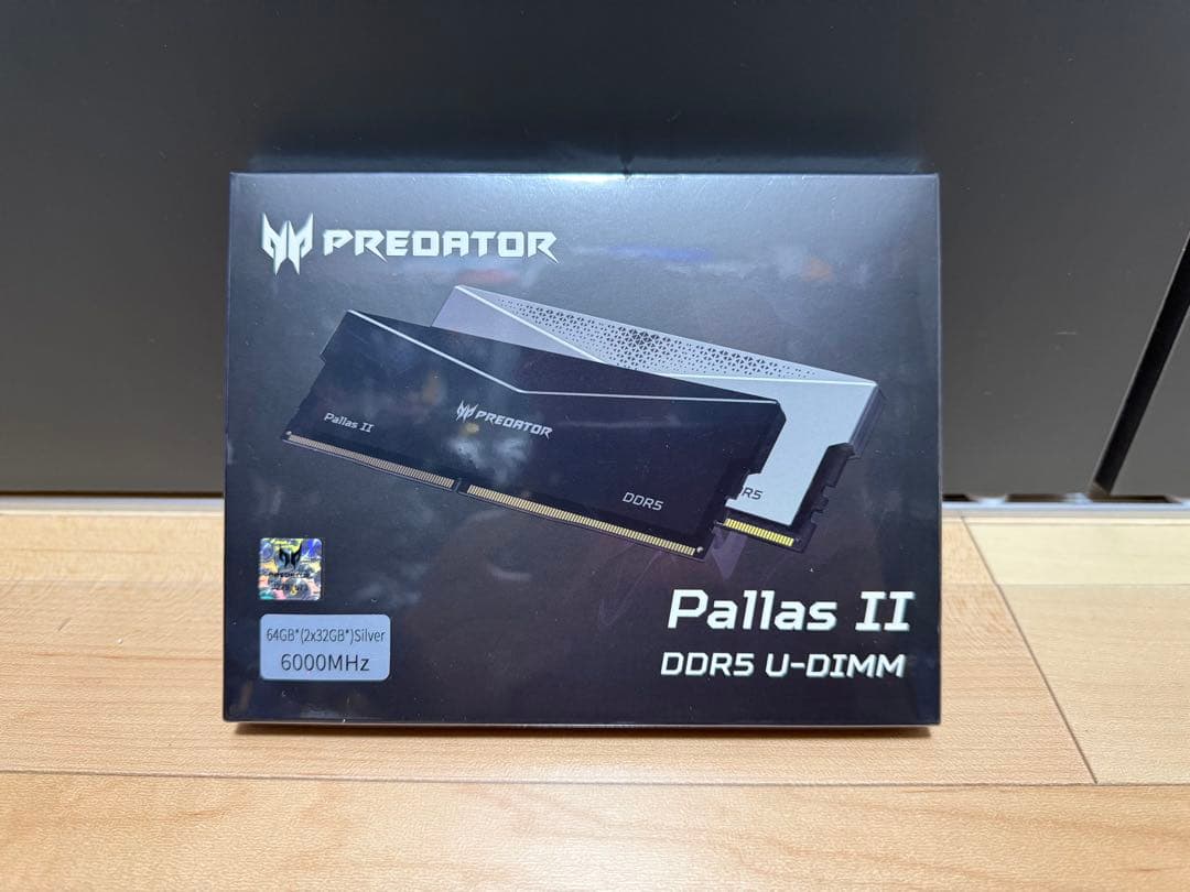 ACER Predator Pallas II DDR5 32GB メモリ Amazon.co.jp: Acer Predator Pallas II DDR5 6000MHz 32GB(16GBx2枚