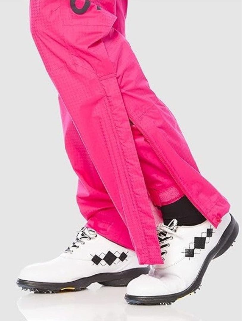 《パーリーゲイツ》未使用 ナイロン 高機能防水性レインパンツ 2(W76~82)