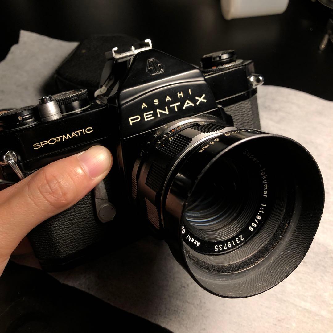整備済 PENTAX SP レンズ55 1.8 付き フィルムカメラ 実用品