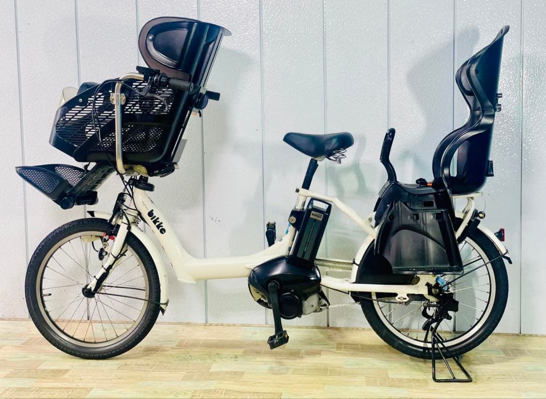 3070ブリヂストン12.8アンペア3人乗り対応子供乗せ 電動アシスト自転車