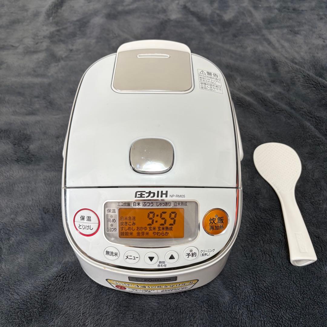 象印 NP-RM05-WA 圧力IH炊飯器3合 Amazon | 象印マホービン 炊飯器 3合 一人暮らし 小容量 極め炊き 圧力