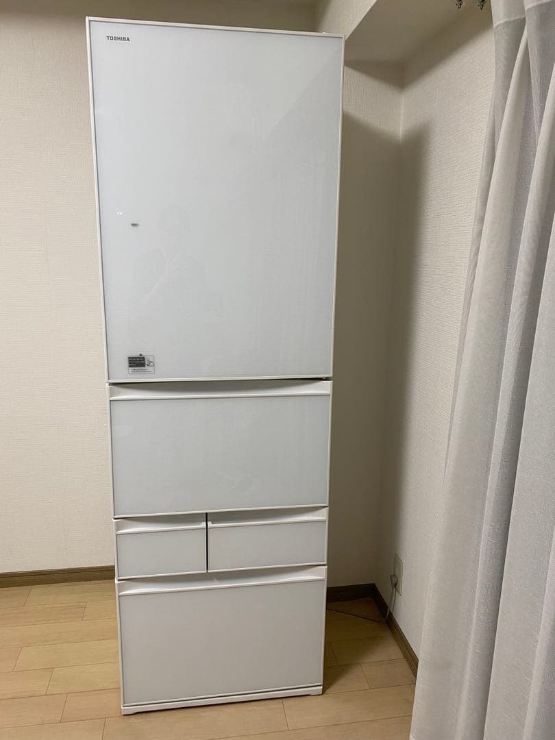 TOSHIBA 冷凍冷蔵庫 410L 右開き 5ドア GR-K41GXV(ZW) ヨドバシ.com - 東芝 TOSHIBA VEGETA(べジータ) 冷凍冷蔵庫（右開き