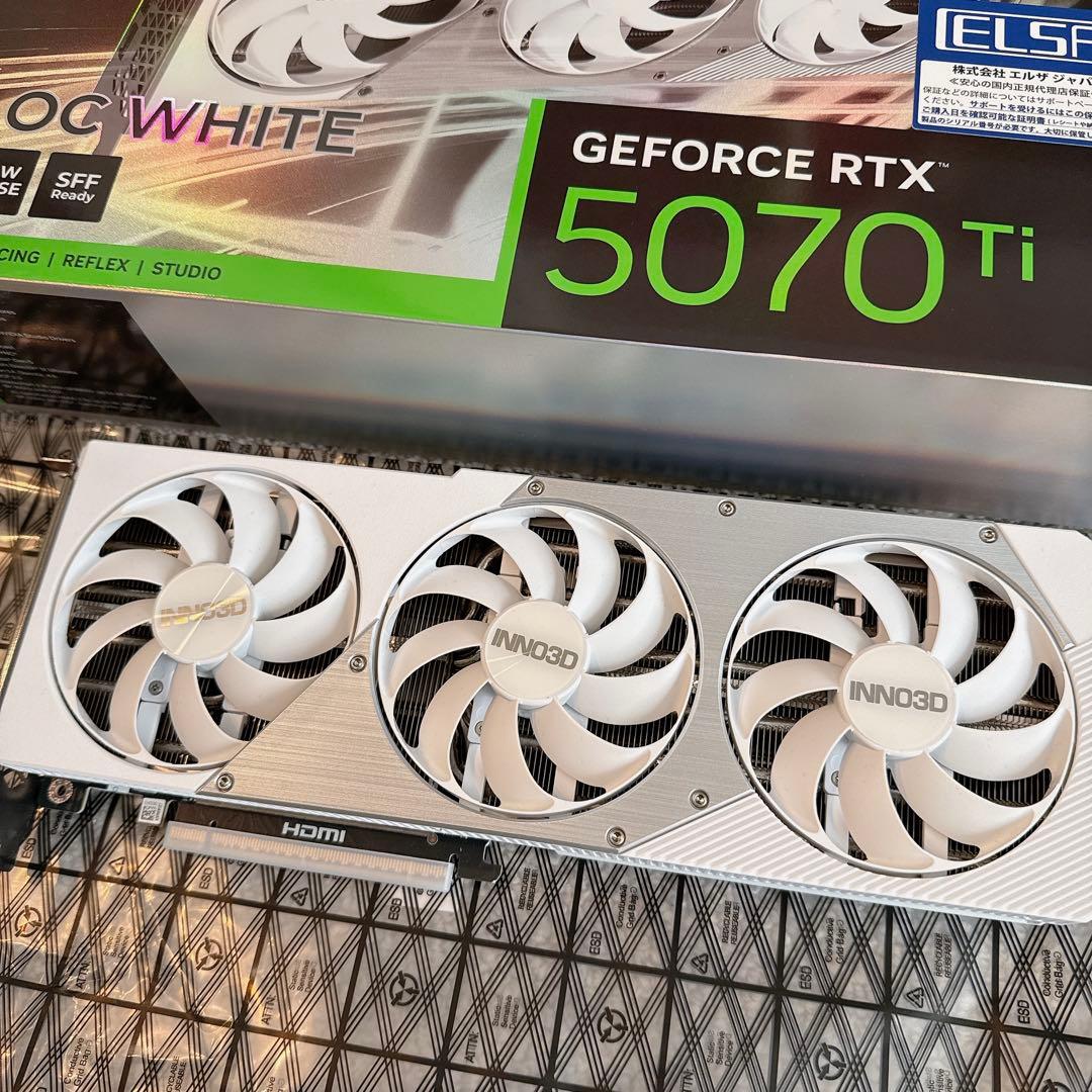ELSA RTX5070TI X3 OC 16GB INNO3D - メルカリ