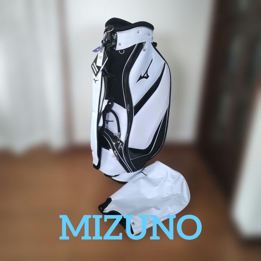 Mizuno ゴルフバッグ・キャディバッグ ホワイト/ブラック - メルカリ