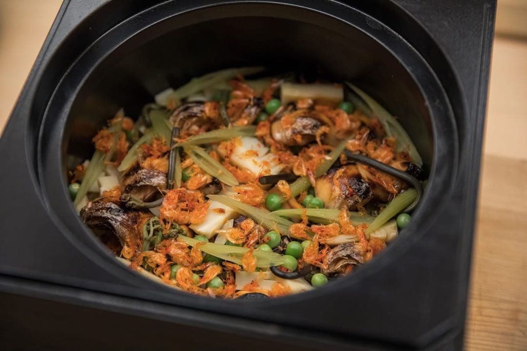 無水蒸し器 木製蓋付き 吉冨士工芸】竹せいろ 中華せいろ 蒸し器 天然竹 24cm2段(蓋付) IH対応