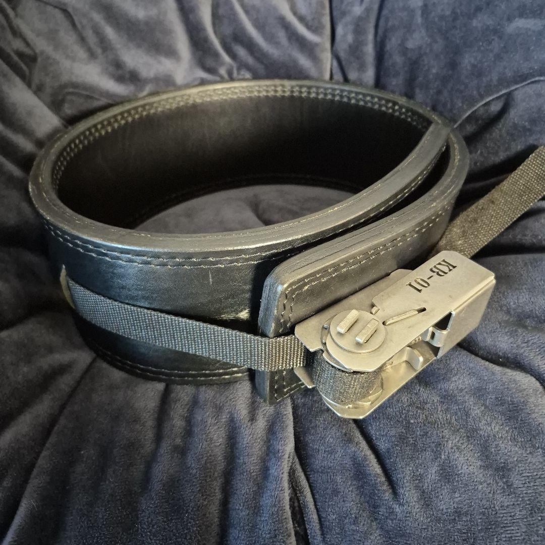 カチカラ KACHIKARAサイン入りレザートレーニングパワーベルト サイズ