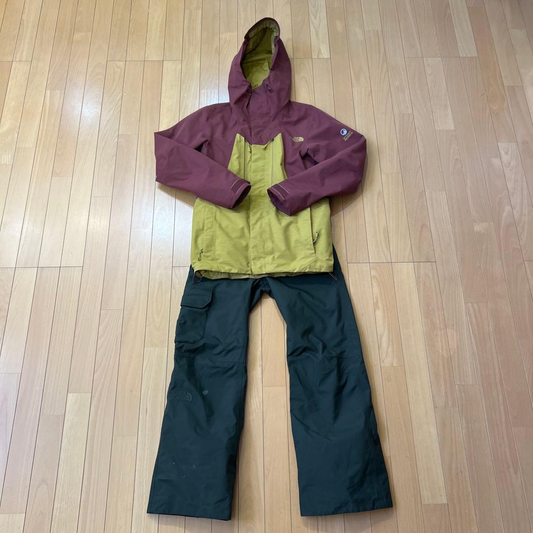 ワケあり　ノースフェイス　スキーウェア　スノボウェア　セットアップ　USED品 ワケあり ノースフェイス スキーウェア スノボウェア セットアップ