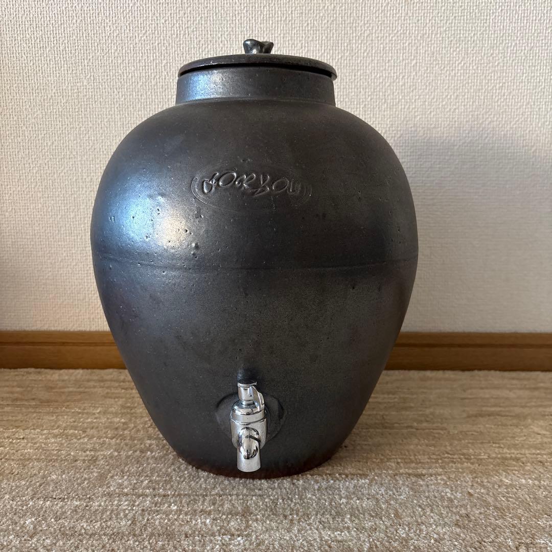 活水器　陶器１３L 素焼きの瓶　きららの石　フォーユー　常滑焼 予約注文】活水器 陶器13L（きららの石 2.1kg 付） 素焼きの瓶