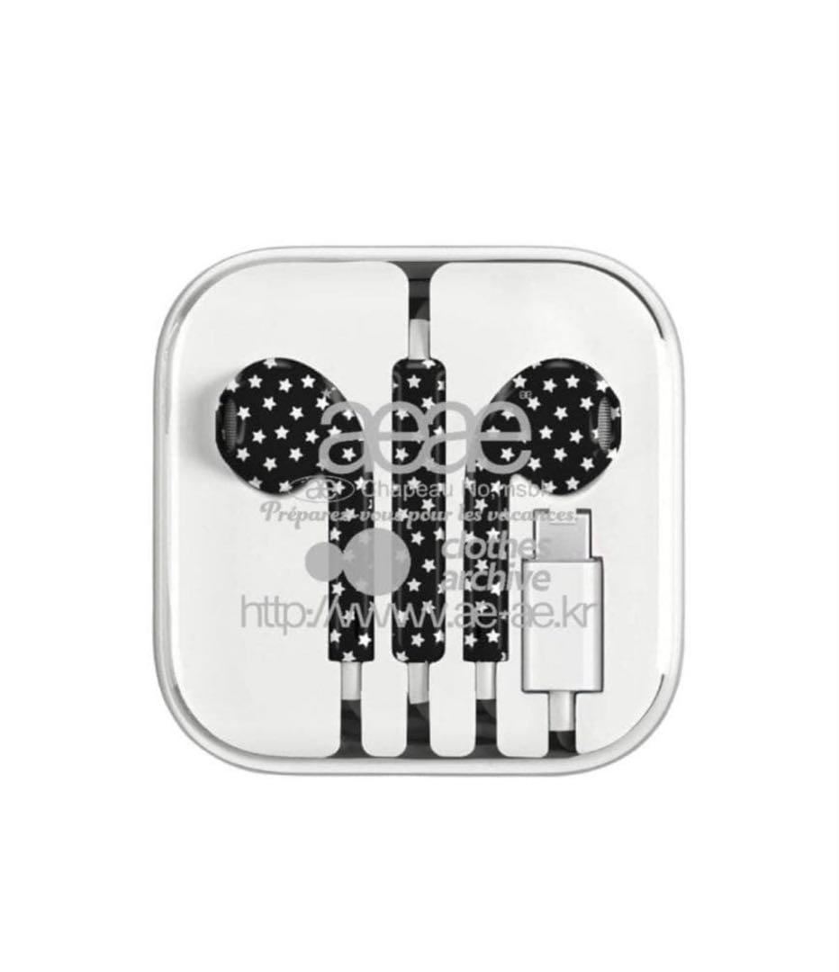 aeaeイヤホン黒 2月下旬お届けアイテム】AE CUSTOM EARPHONES (LIGHTNING CONNECTOR