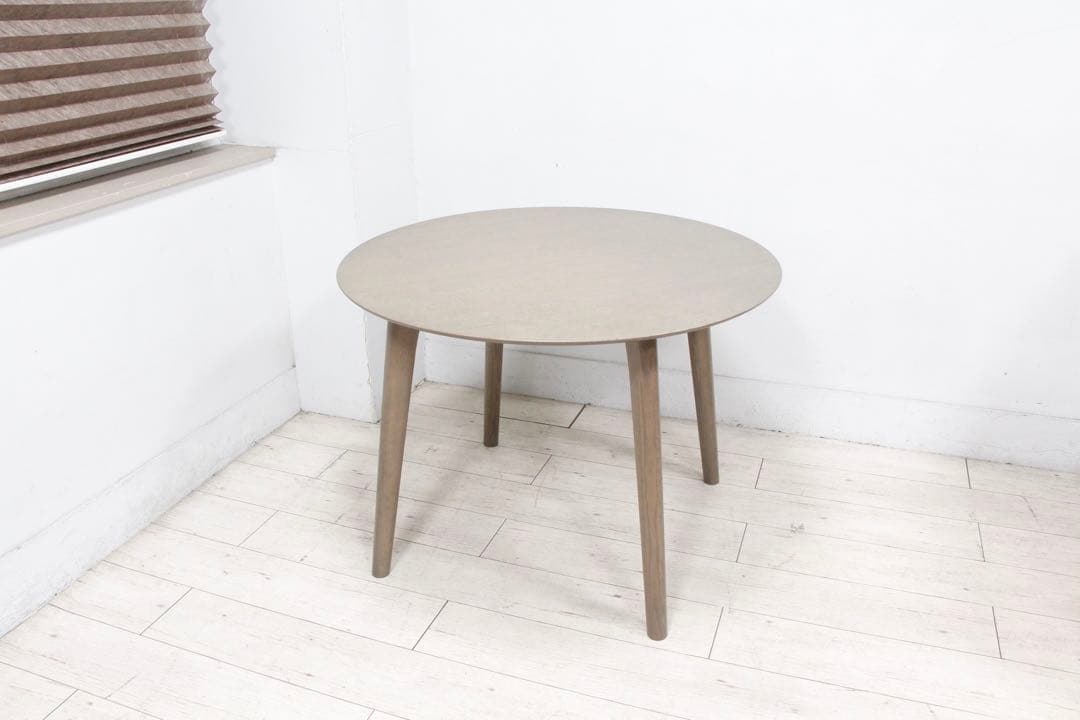 送料無料】ヴォルド 北欧テーブル 140cm ブラウン（メラミン）