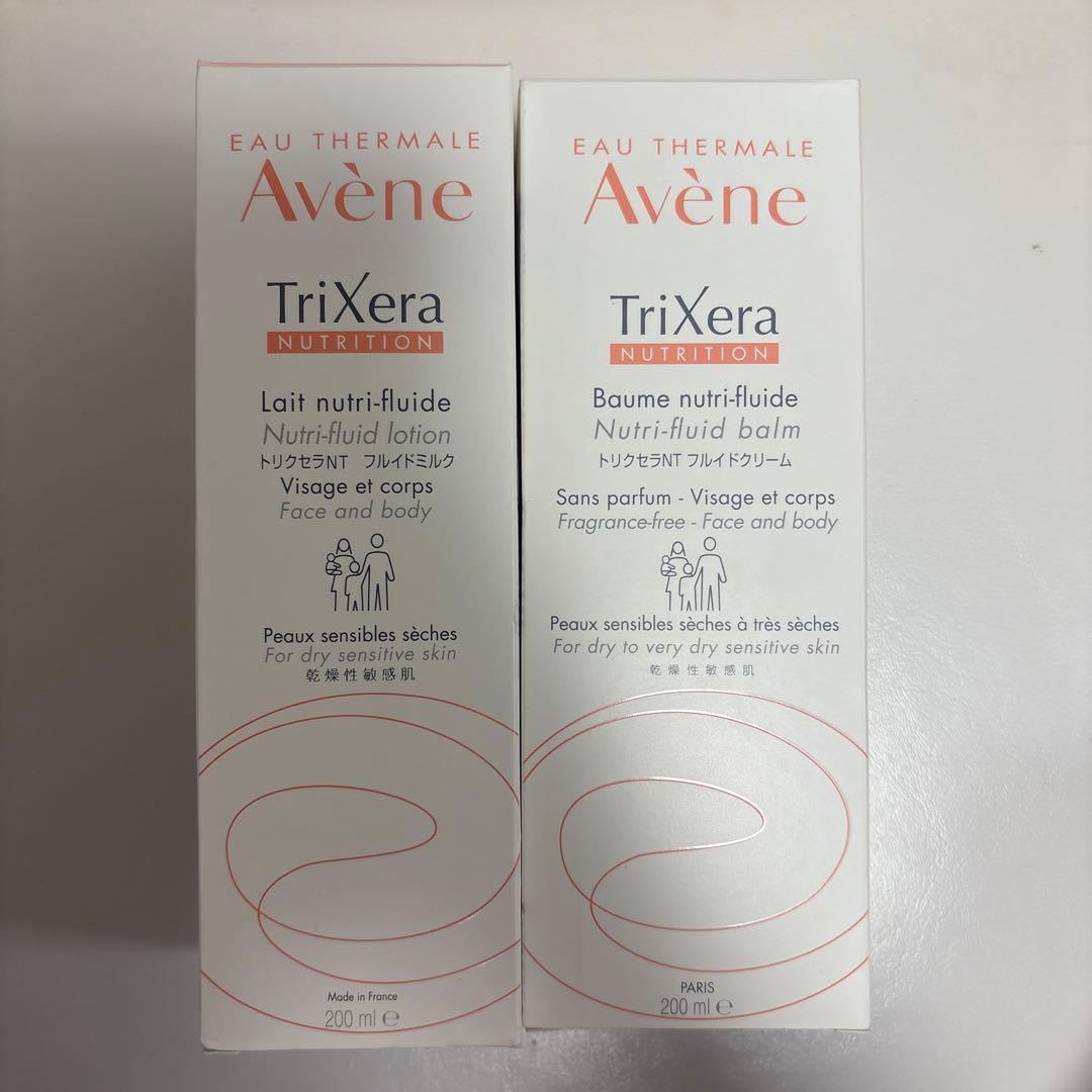アベンヌ トリクセラNT フルイドミルク・クリーム200ml 2本セット 新品