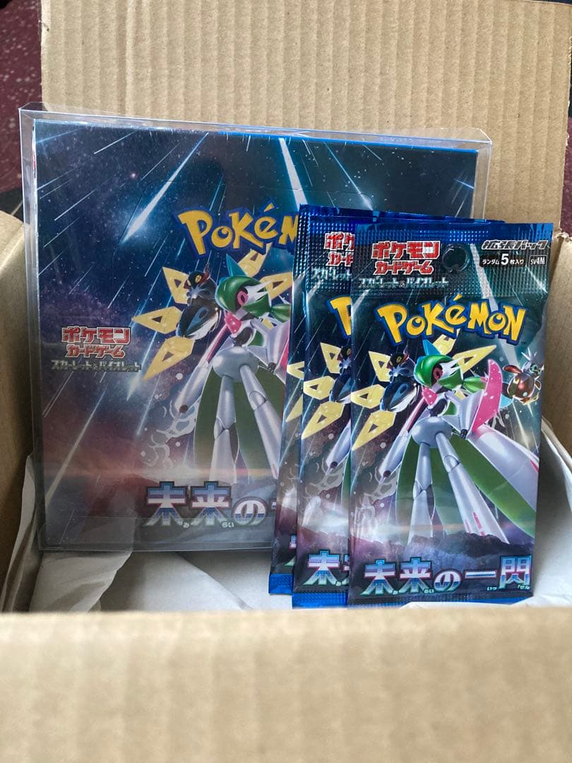 即発送】未来の一閃 1BOX+3パック シュリンク付 新品未開封 - メルカリ