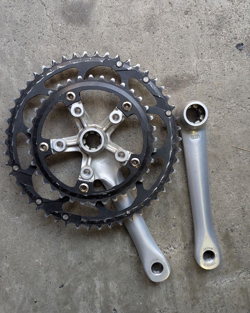 軽量 レア Sugino スギノ コスペア 50/36 コンパクト110pcd - メルカリ