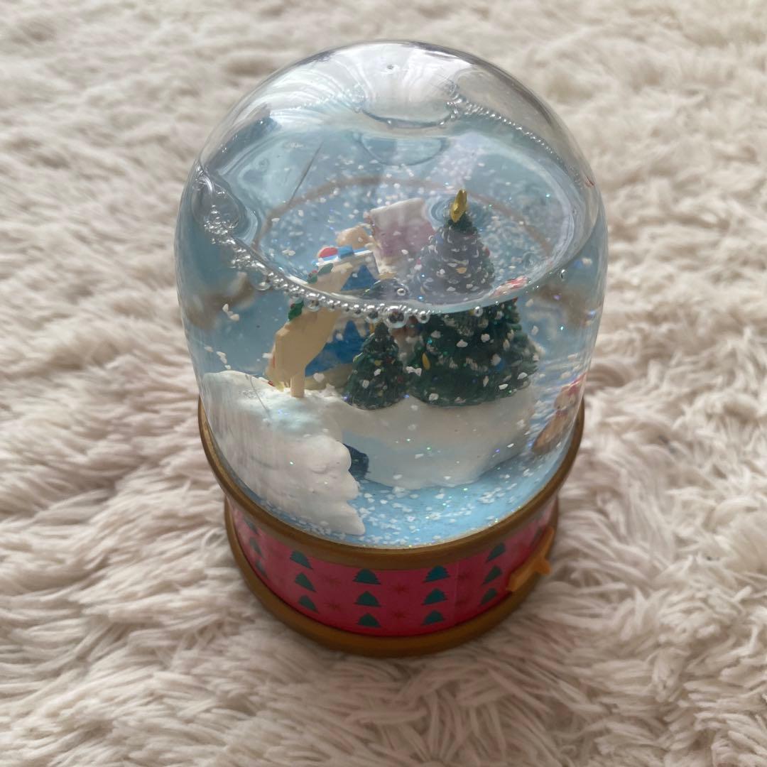 超希少品 キティちゃん クリスマスオルゴール 雪景色