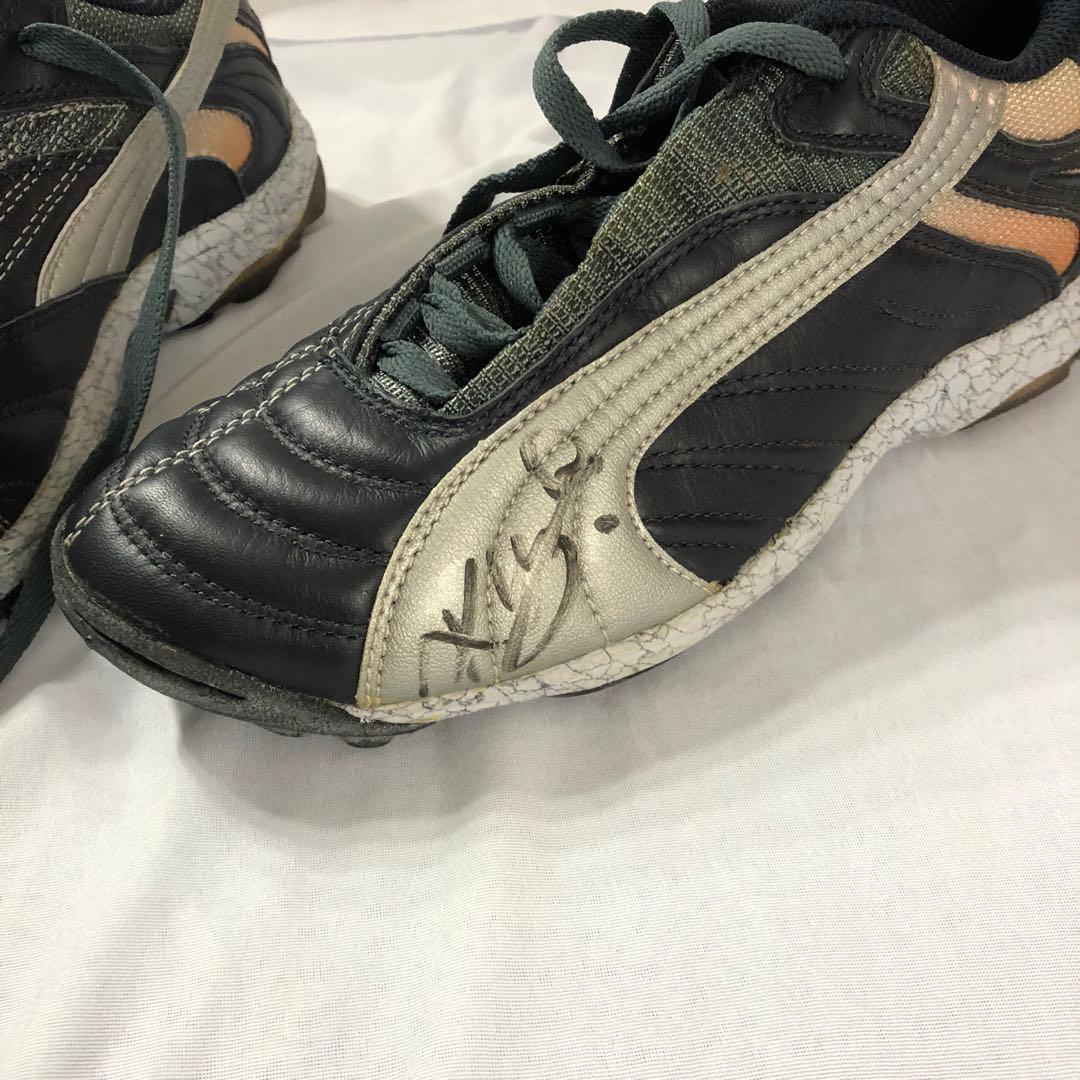 サッカー 三浦知良 キングカズ 直筆サイン 袋付 ヴィッセル神戸