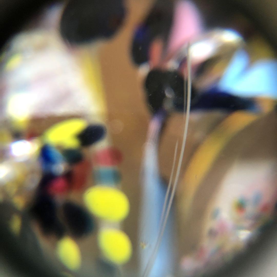 レア S'70 イタリア製 ヴェネツィアングラス ペーパーウェイト 花火