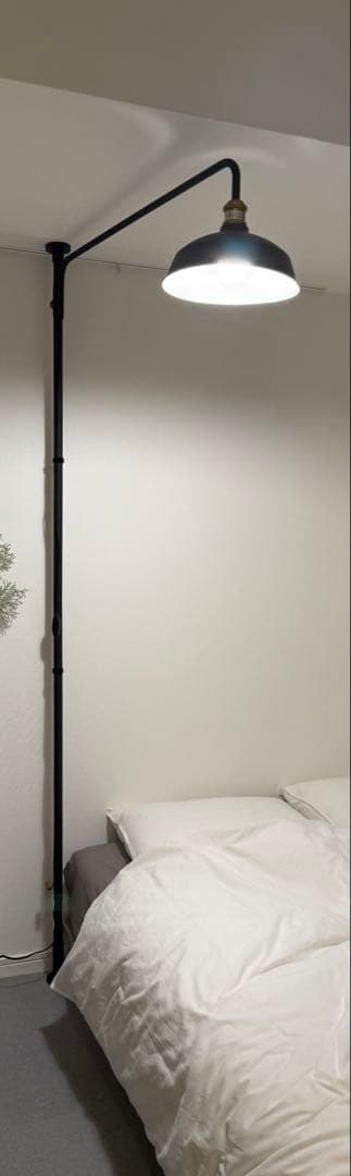 【ひまわり】ドローアライン4点セットロッドCランプアームLシェードトレイ ShadeArmL Floorlight Set / シェードアームL フロアライト セット BK