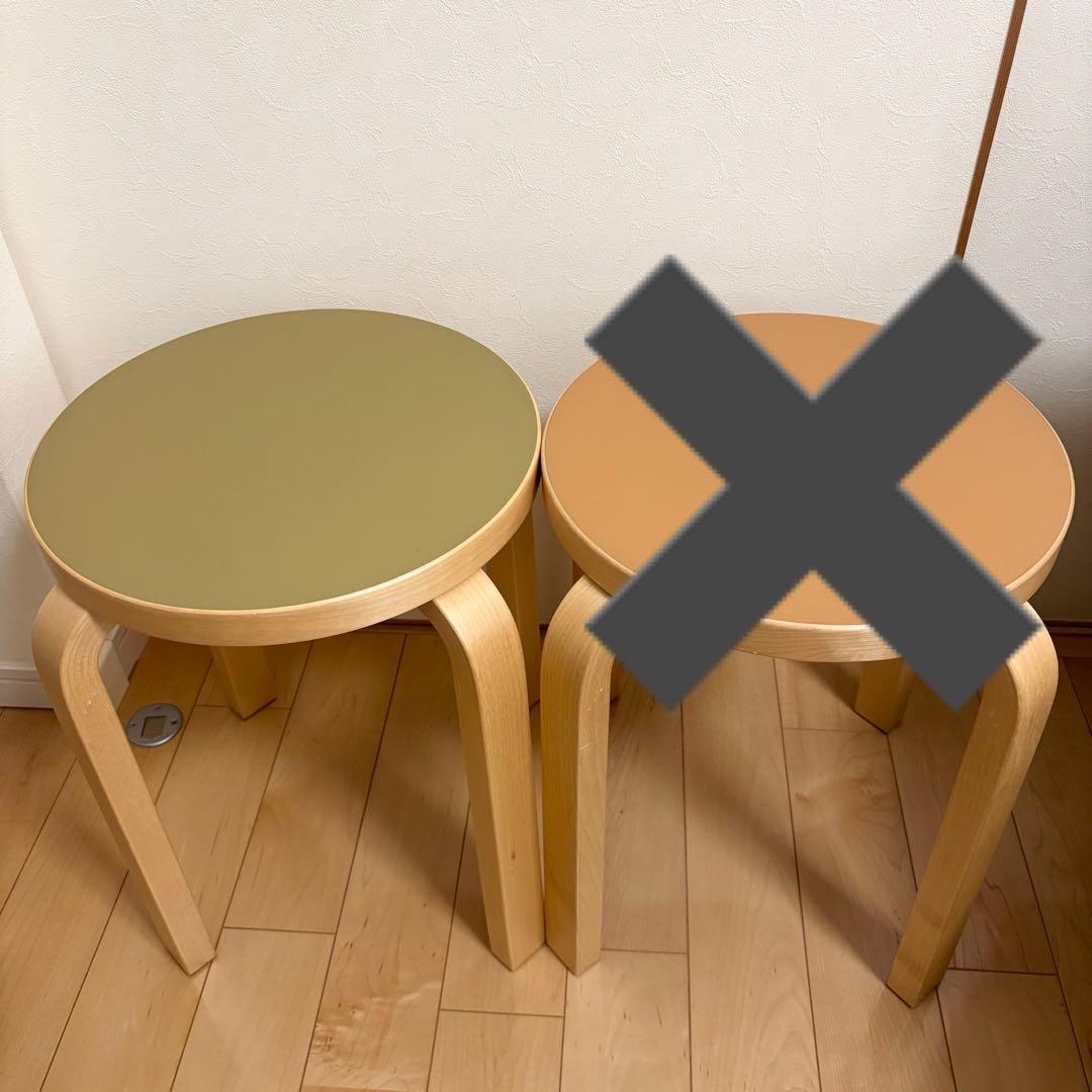 【廃盤色】スコープ別注 アルテック スツール 4本脚 E60 1脚 Artek（アルテック）スツールE60 / 4本脚 – FELICE.ONLINE