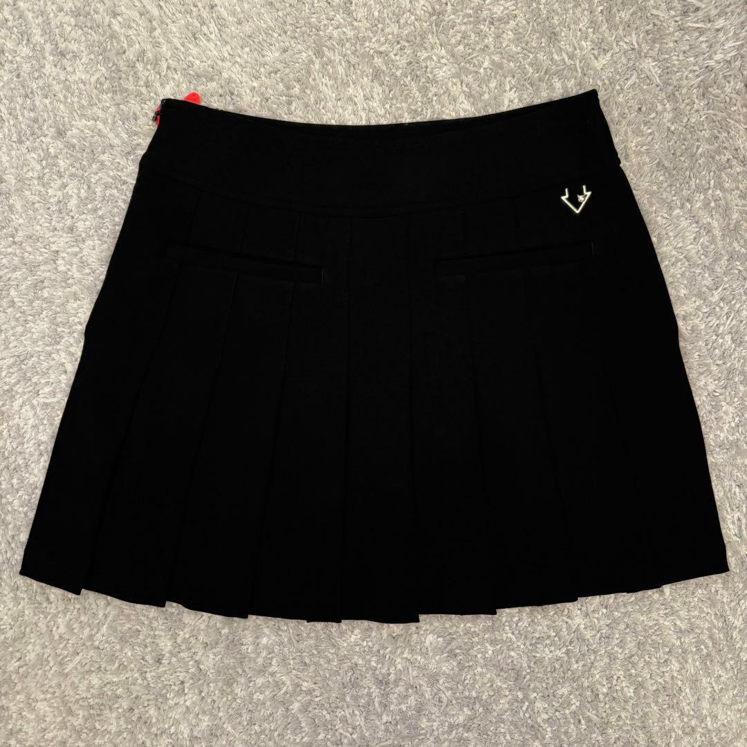 WAAC ワック プリーツ スカート パンツ Lサイズ ブラック ゴルフ 新品
