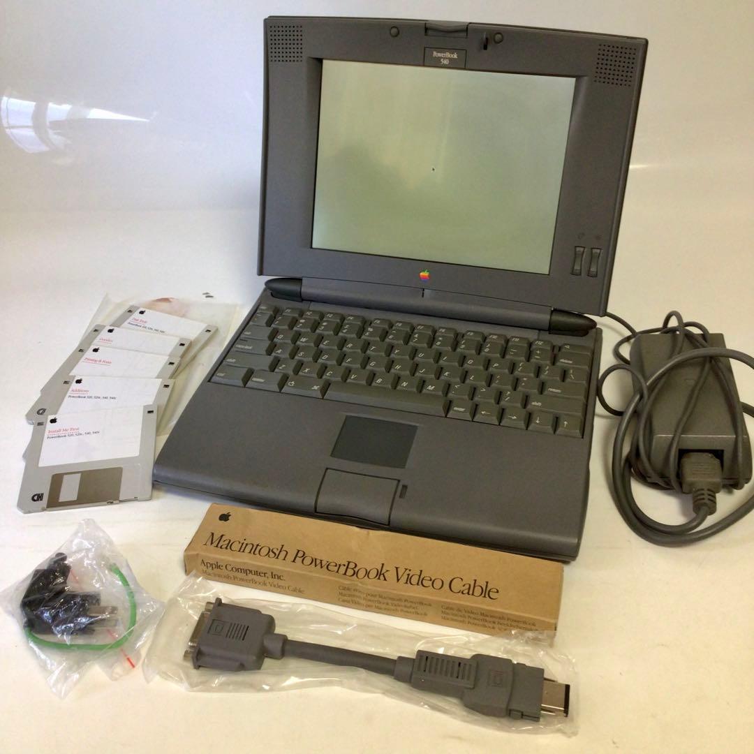 Apple PowerBook 540 本体 ケーブル　付属品 Yahoo!オークション -「powerbook 540」(コンピュータ) の落札相場