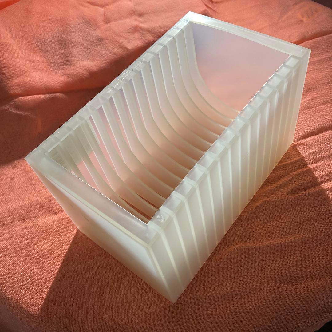 [Used] CDラック 半透明　3コ　日本製 楽天市場】【スーパーSALE限定クーポン+P5】 収納ラック ドア付き 回転