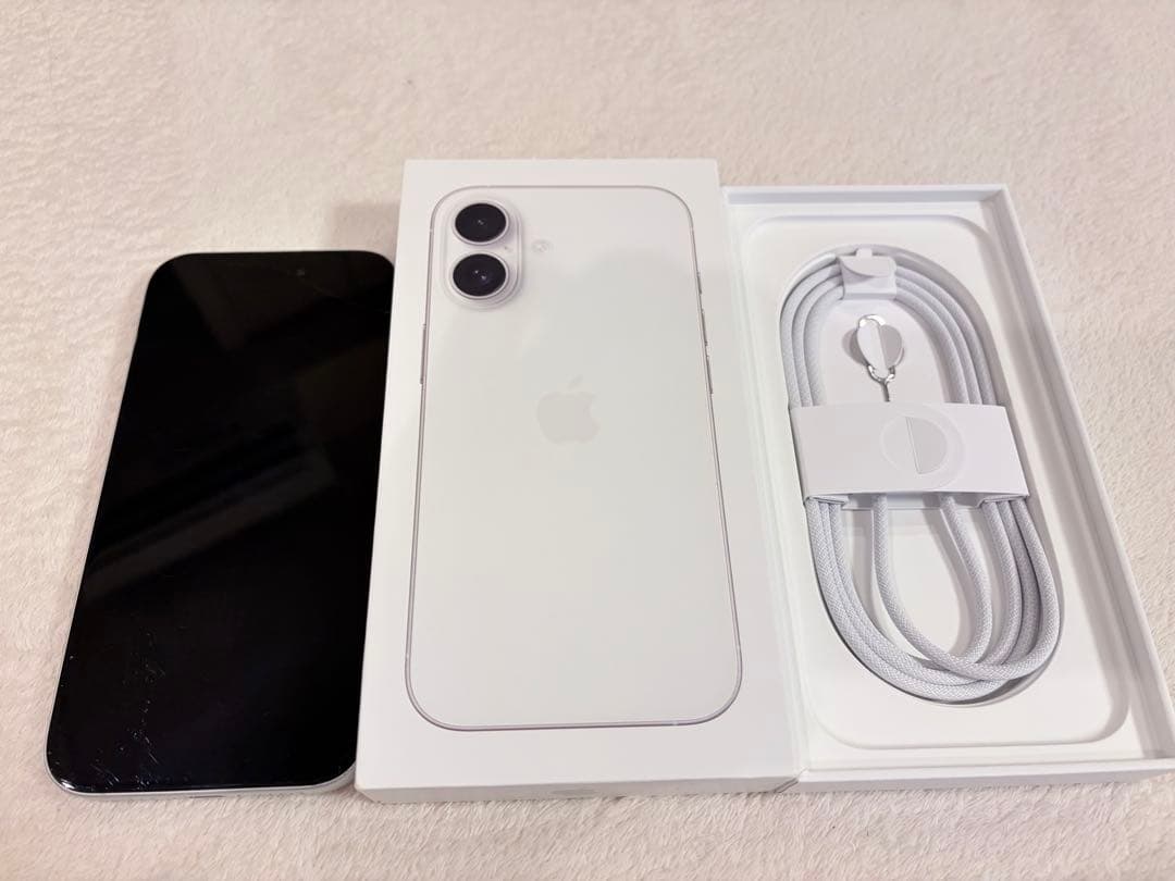 iPhone16 128GB ホワイトSIMフリー　ジャンク Amazon | 【整備済み品】Apple iPhone 16 128GB ホワイト SIMフリー 5G