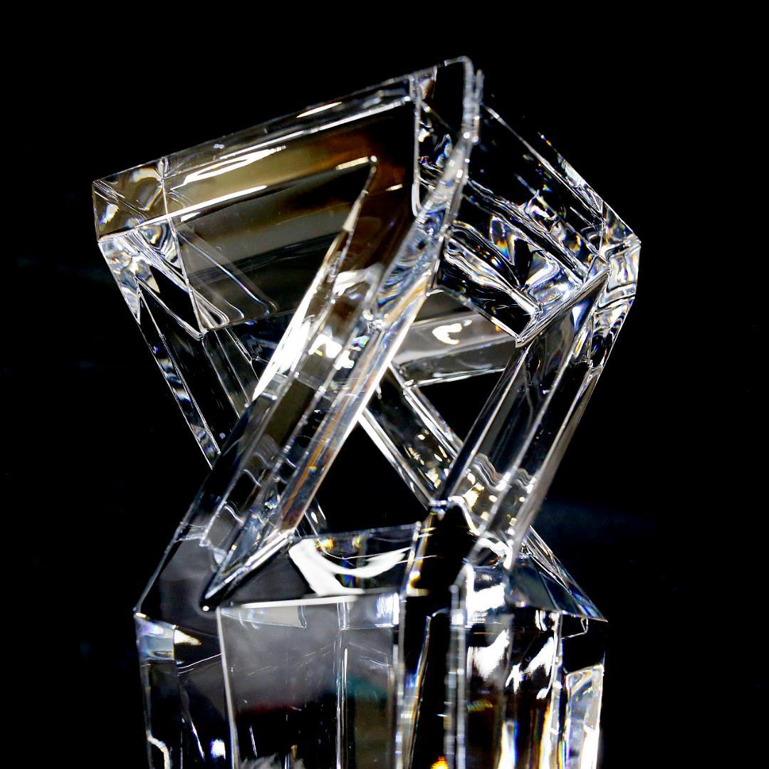 極美品 送料込み】バカラ アーキテクチャー クリスタル フラワーベース