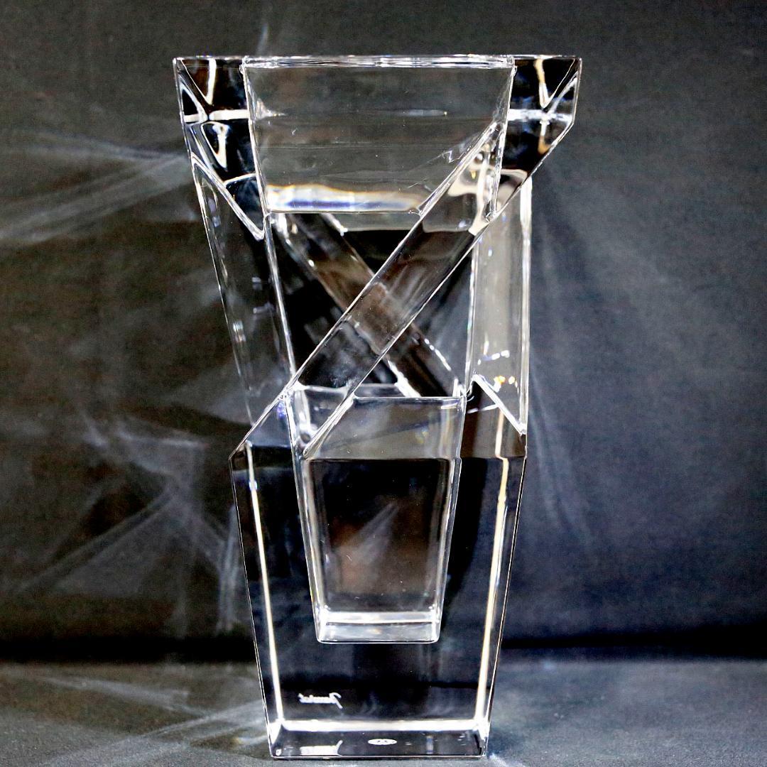 極美品 送料込み】バカラ アーキテクチャー クリスタル フラワーベース