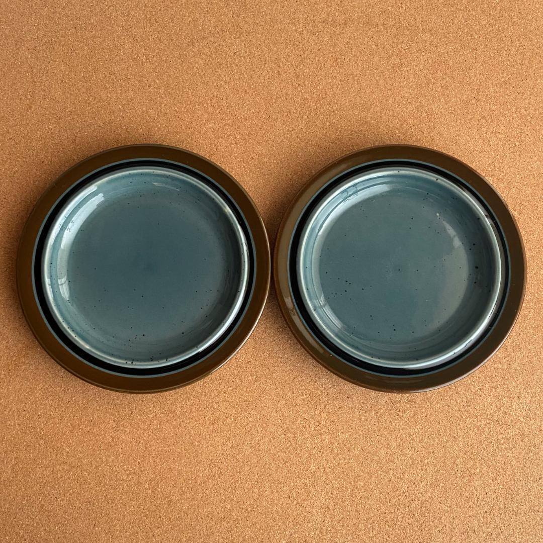 北欧 ヴィンテージ＊アラビア Meri メリ プレート Φ17 小皿 2枚AB