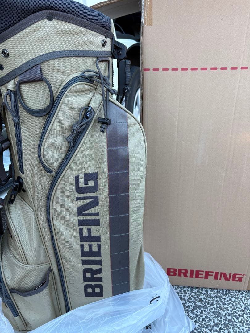 ブリーフィング ゴルフ キャディバッグ スタンドBRG253D03 ベージュ BRIEFING GOLF（ブリーフィングゴルフ） 最大51% 3/8限定