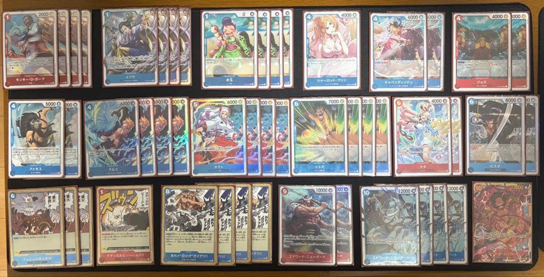 ワンピースカード 赤青エースデッキ 構築済み50枚＋リーダー1枚