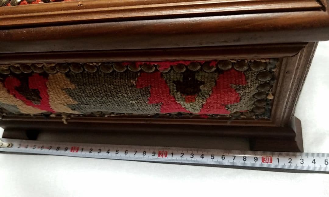 ヴィンテージ オールマイティーキリム 小物入れ 木箱 ディスプレイ