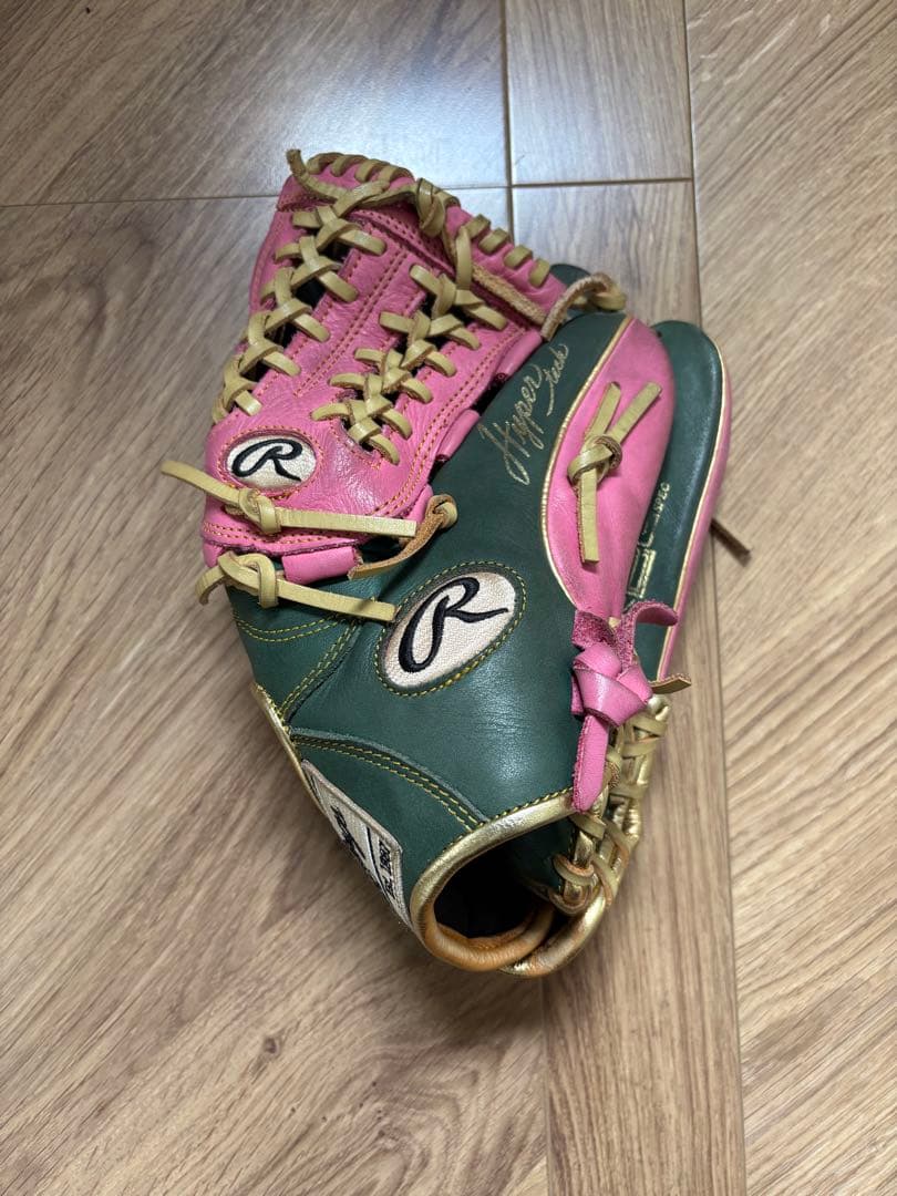 Rawlings Hypertech グローブ グリーン/ピンク - メルカリ
