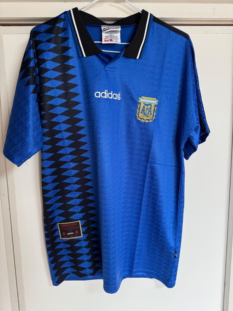 希少/美品】94年アメリカW杯 アルゼンチン代表 アウェイ ユニフォーム