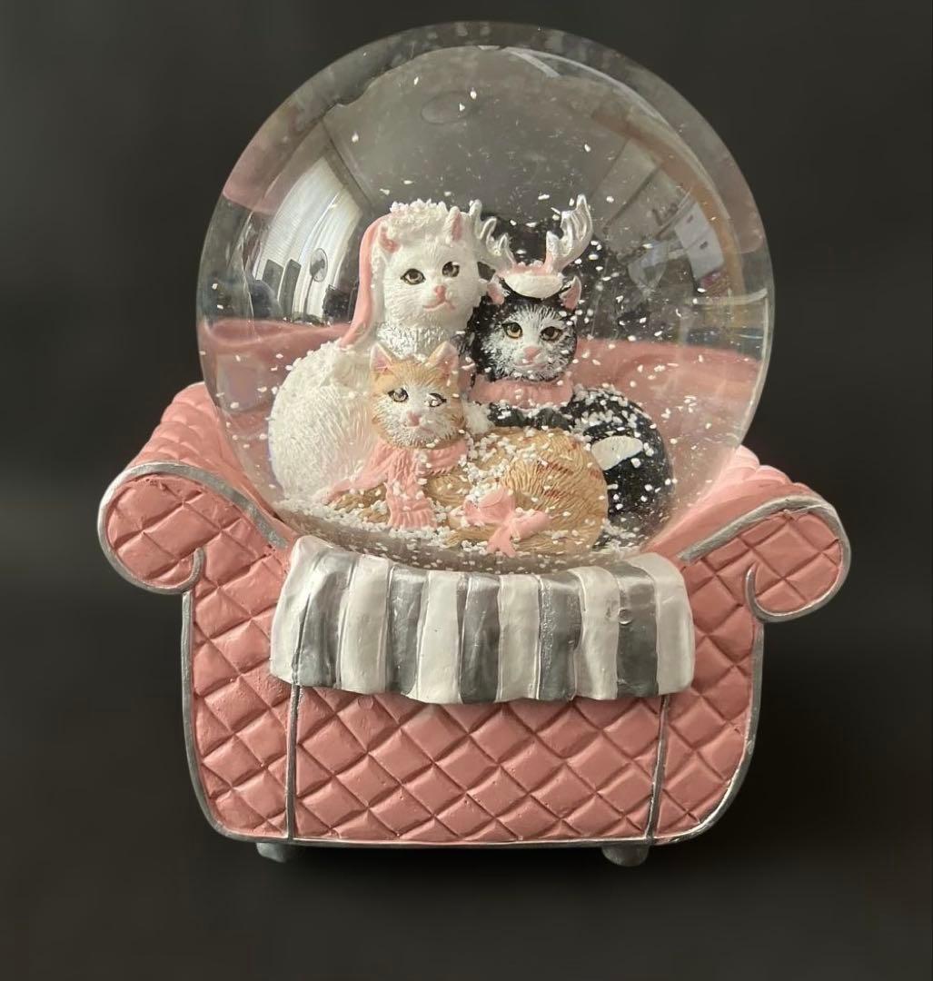 Francfranc オルゴール付き 猫のスノードーム - メルカリ