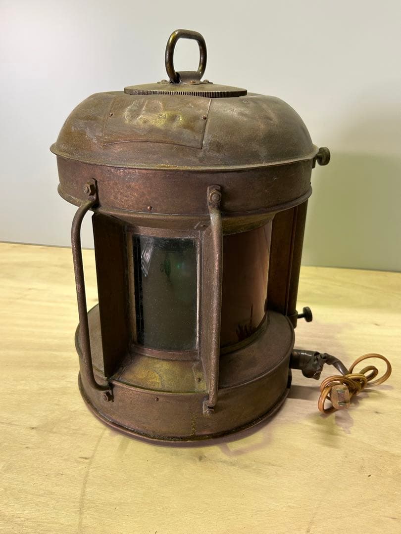 アンティーク航海灯（真鍮） Amazon.co.jp: 海洋航海真鍮灯台ランタン 船ランプ オイルランタン